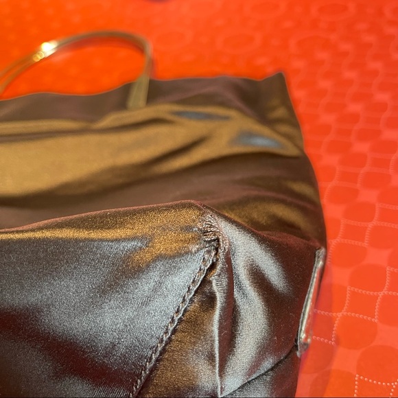 👜 Prada Satin Black RARE vintage Tote bag - Picture 15 of 16